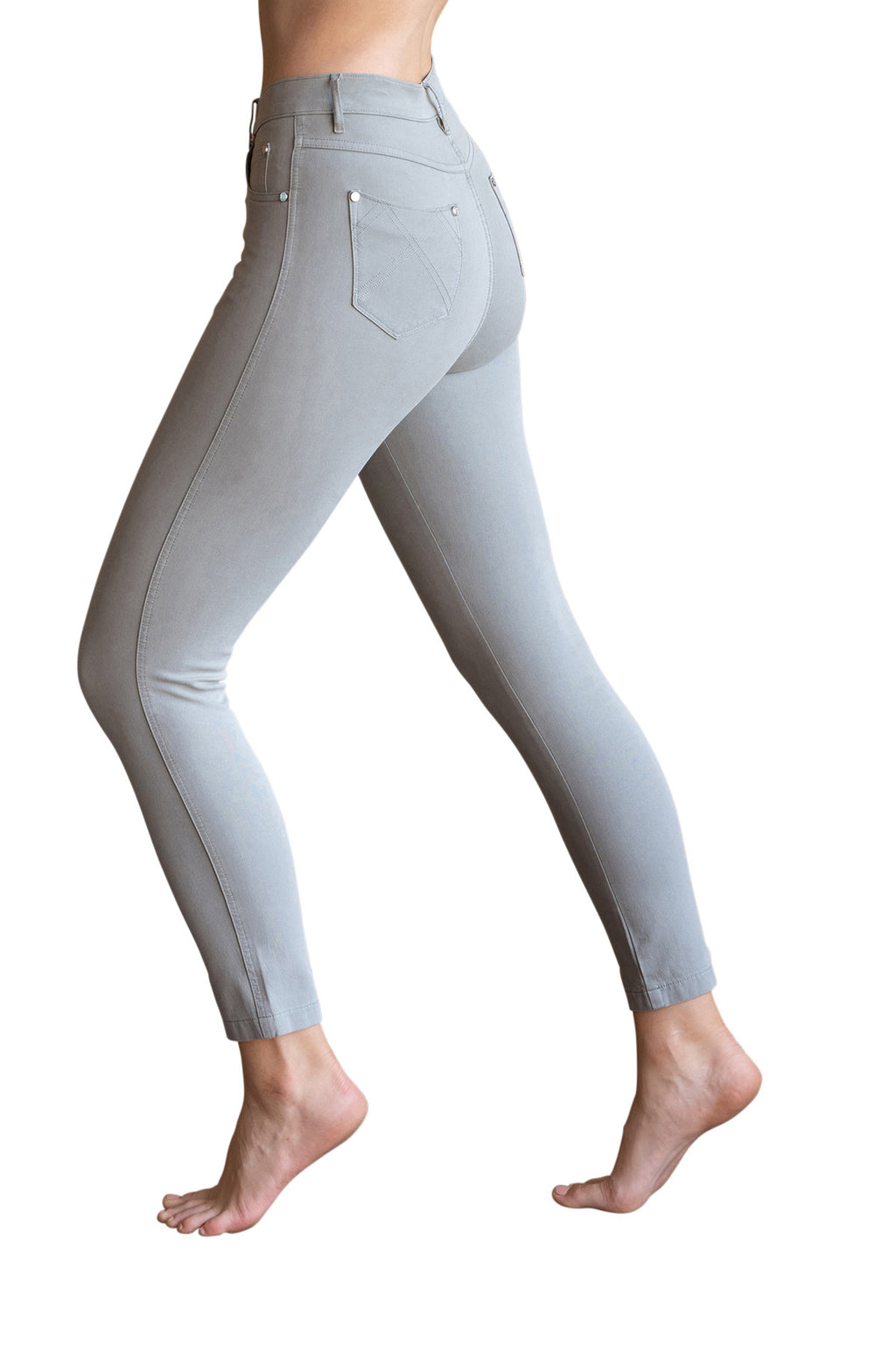 Discover the ultimate comfort and style with our Marble 7/8 Jeans. Crafted with a cotton-rich fabric, these high-waisted jeans offer a luxurious feel and exceptional stretch in all directions. The 7/8 slim leg design flatters your figure while giving you a trendy, cropped look at 27". Upgrade your game and experience the perfect blend of comfort and fashion with our Marble 7/8 Jeans