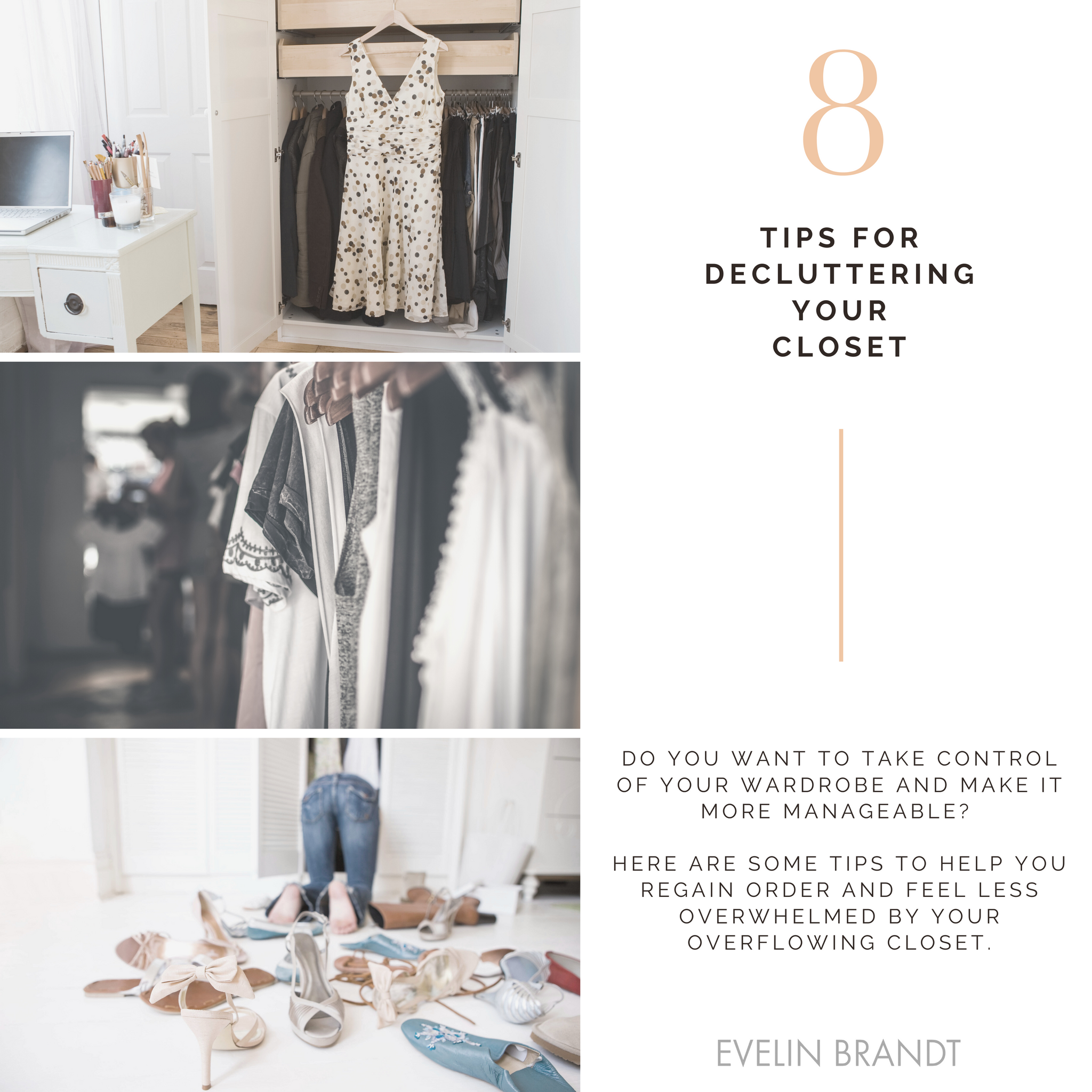 Declutter your closet in a few simple steps✨